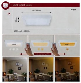 Paulmann 79801 - Plafoniera LED/13W CARPO 230V 2300/2500/3000K