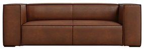 Divano in pelle marrone cognac 212 cm Madame - Windsor &amp; Co Sofas