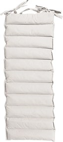Cuscino Outdoor Imbottito Idrorepellente per Lettino da Esterno 60x180 cm in Poliestere e Policotone Ecrù...