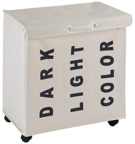 Cesto triplo beige per biancheria , 117,6 l Trivo - Wenko
