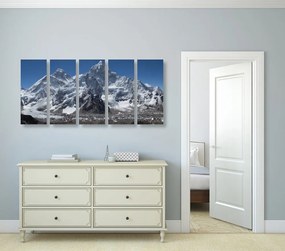 Quadri 5 pezzi – Meravigliosa cima di montagna