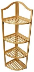 Scaffale DKD Home Decor Bambù (45.5 x 32.5 x 122 cm)