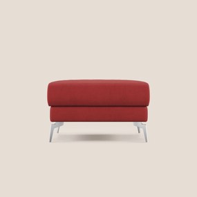 Star Pouf con piedini alti in tessuto impermeabile T02 rosso