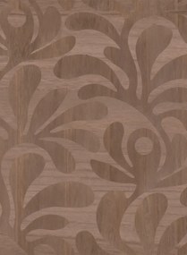 Moooi for Arte Carta da parati Woodblock Beetle Fern - Walnut