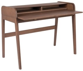 Scrivania marrone con piano estraibile Barbier - Zuiver