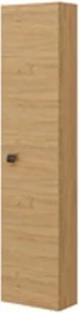 Colonna Bagno Sospesa Zaffiro H.136 Cm 1 Anta Rovere Naturale