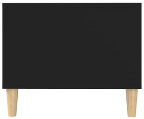 Tavolino da salotto nero 102x50x40 cm in legno multistrato