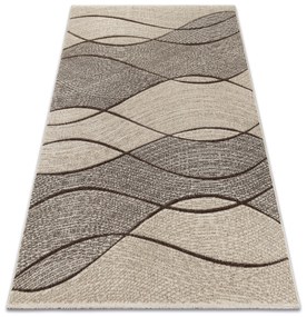 Tappeto FEEL 5675/15033 ONDE marrone / beige / grigio