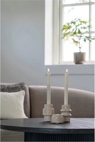 Portacandele in pietra per lumini in set da 2 pezzi - House Nordic