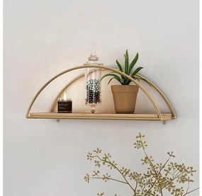 Mensola 45x18 cm quercia/oro