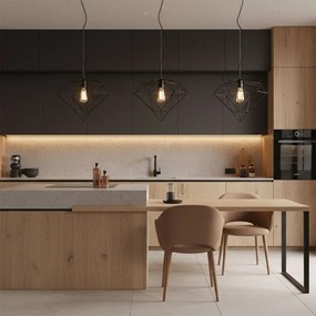 LAMPADA PENSILE  METALLO LOFT BLACK APP563-1CP