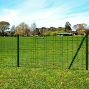 Recinzione Euro İn Acciaio 25x1,5 M Verde /