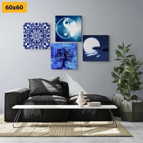Set di quadri – Feng Shui in blu