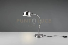 Lampada perry flessibile h.46cm acciaio satinato 504900107
