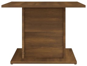 Tavolino da Salotto Rovere Marrone 55,5x55,5x40cm in Truciolato