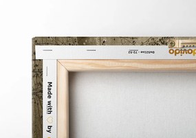 Quadro su tela – Sentiero nella foresta in seppia