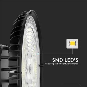 Lampada industriale LED UFO High Bay 200W 230V 3000K/4000K/6000K IP65