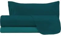 Completto letto singolo double face petrolio/fumo Datex
