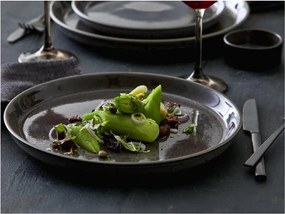 Piatto da dolce nero in gres ø 21 cm Gastro Grey/Grey – Bitz