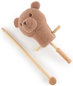 Bieco - Hobby Horsing con bastone - orso Mika