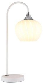 Globo 15548TW - Lampada da tavolo MAXY 1xE27/40W/230V bianco