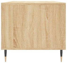 Tavolino da Salotto Rovere Sonoma 90x49x45 cm Legno Multistrato