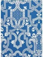 Isidore Leroy Carta da parati Theodore - Blanc Bleu