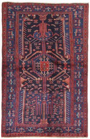 Hamedan Tappeto 130 x 210 (Iran) Annodato A Mano