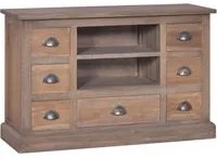 Credenza 90x30x58 cm in Legno Massello di Teak 288291