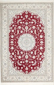 Nain Tappeto persiano 150 x 230 Rosso (Iran) Annodato A Mano