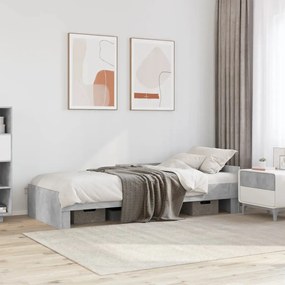 Giroletto grigio cemento 75x190 cm in legno multistrato