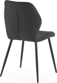 Sedie da pranzo nere in set di 4 Luna - Marckeric