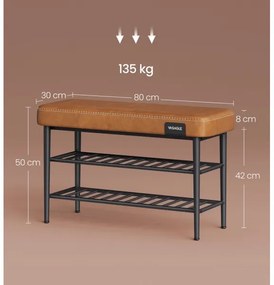 Scarpiera ANDOR marrone/nera