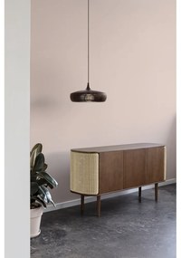 Cassettiera bassa in rovere decorato in marrone naturale 150x75 cm Treasures - UMAGE