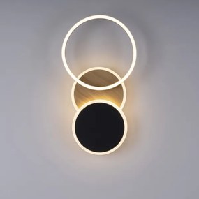 Leuchten Direkt 14116-78 -Plafoniera LED SEVENT LED/25,5W/230V nero/marrone