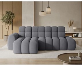 Divano angolare grigio allungabile (con penisola a sinistra/con chaise lounge) Ceedro – ELTAP