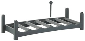 Portabottiglie in plastica grigio Vario - Rotho