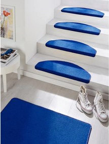 Set di tappeti per scale blu con strisce adesive 15 pz 23x65 cm Fancy – Hanse Home