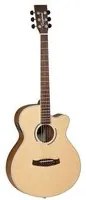 Chitarra acustica tanglewood dbt sfce bw discovery super folk natural