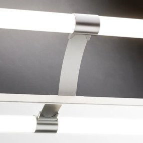 Brilagi - Lampada LED per specchio da bagno TUBEO, 6W/230V, 40 cm, IP44, argento