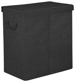 Cesto porta biancheria NASH nero