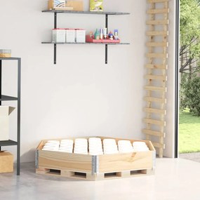 Fioriera Rialzata Esagonale 160x160cm Legno Massello Di Pino /