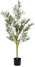 Albero Ulivo Artificiale 450 Foglie 120 Cm Verde /