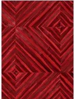 Coordonne Carta da parati Kaleido Bamboo - Scarlet