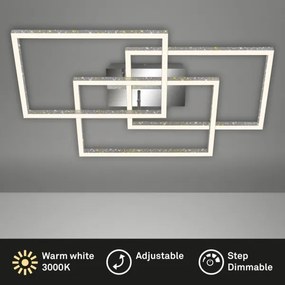 Brilo - Plafoniera LED dimmerabile FRAME LED/57W/230V 3000K cromo opaco