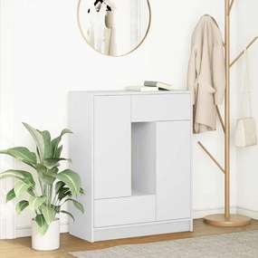Credenza Con Cassetti E Ante Bianco 73x31x90 Cm /