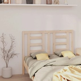 Testiera Per Letto 126x4x100 Cm İn Legno Massello Di Pino /
