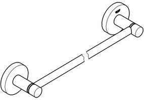 GROHE 40688001 - Porta asciugamani ESSENTIALS 504 mm cromo lucido