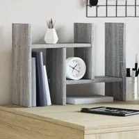 Organizer Scrivania Grigio Sonoma 34,5x15,5x35,5 cm Multistrato 848057