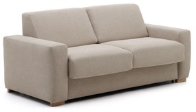 Kave Home - Divano letto Anley 4 posti beige 244 cm